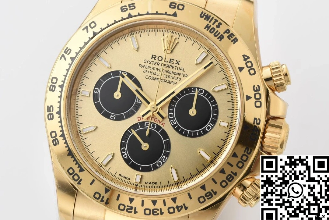 Gold Clean Cosmograph Daytona Bezel Rolex Factory M126508 0304